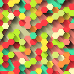 bright colorful technological pattern vector image