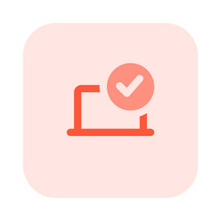 document detailing features or functions of laptop vector image