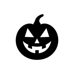 Jack-o-lantern icon vector