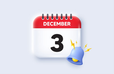 3rd day of the month icon event schedule date vector image