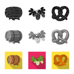 design of pub and bar logo collection vector image