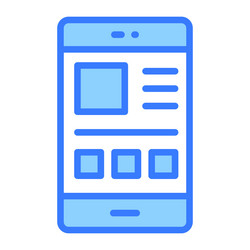 layout icon user interface as a simple sign vector image