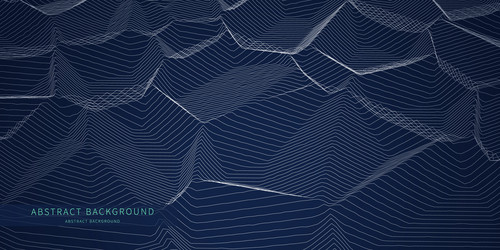 abstract background grid from lines on blue vector image