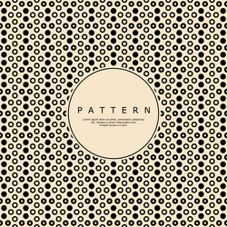 minimalist abstract dots circle pattern design vector image