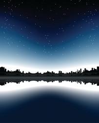 Night sky Royalty Free Vector Image - VectorStock
