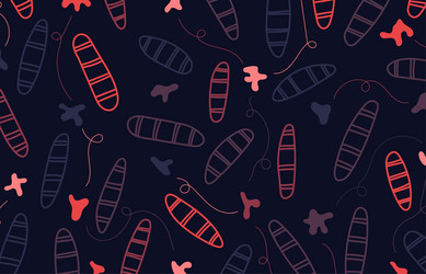 abstract doodles template overlapping design vector image