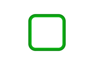 green checkbox icon with white background vector image