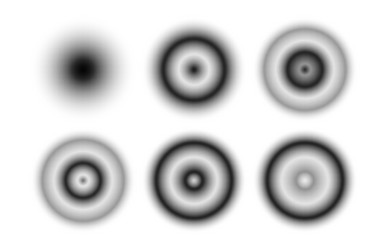 halftone dots backgrounds circle gradient vector image