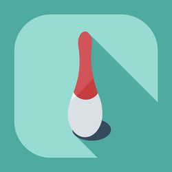 flat modern design with shadow icons varnish vector image