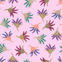seamless colorful design pattern botanical vector image
