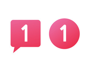 new message notice for inbox or unread ui badge vector image