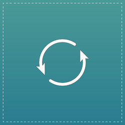 arrow circle icon - cycle loop roundabout vector