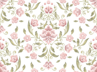 damask seamless pattern element classical vector image