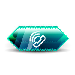 phone support web button vector image