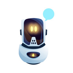 talkbot chatterbot virtual online support chatbot vector image
