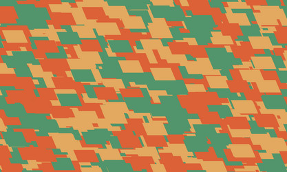 abstract yellow and green rectangles pattern vector image