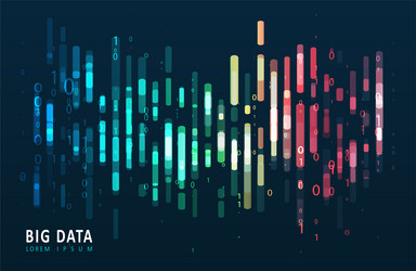 stream of encoded data vector image