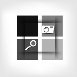 blank for text with infographic elements and web vector image