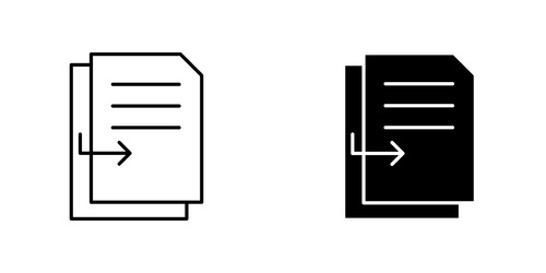 duplicate icon symbol collection on white vector image