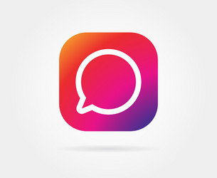 Gradient App Icon Template vector image