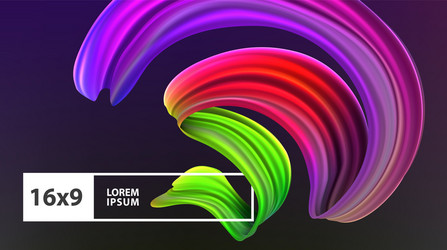 stock multicolored realistic vector image