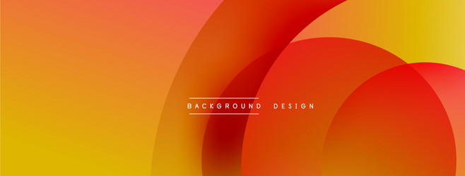 abstract overlapping lines and circles geometric vector image
