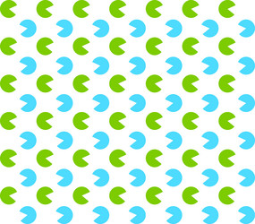 funny seamless pattern of sector diagrams vector image