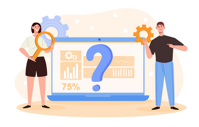 problem solving concept vector image