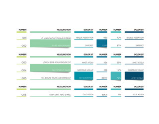 chart graph table schedule tab planner vector image