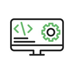 software developer icon image vector image