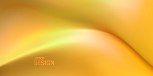 abstract yellow background with soft elastic shape vector image