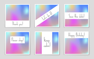 abstract layout background set for art vector image