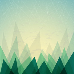 Overlapping Geometric Triangles Background vector image