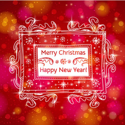 red brightness background with label text vector image