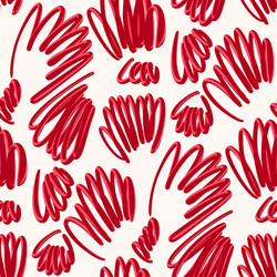 seamless pattern with a simple abstract drawing vector image