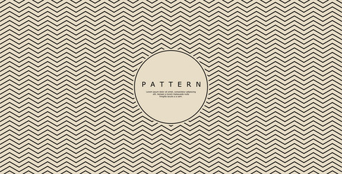 zig zag straight wave abstract pattern design vector image