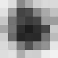 fuzzy center pixel censor blur smooth elliptical vector image