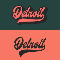 brush script font vector image