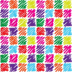 Dashed Square Pattern vector image