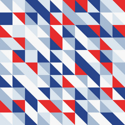 random colored abstract geometric mosaic pattern vector image