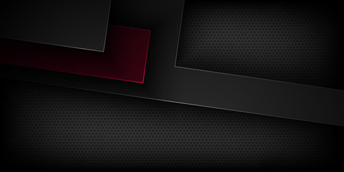 black abstract background with overlapping vector image
