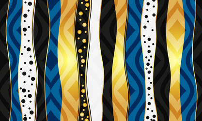gradient striped seamless pattern with curved vector image