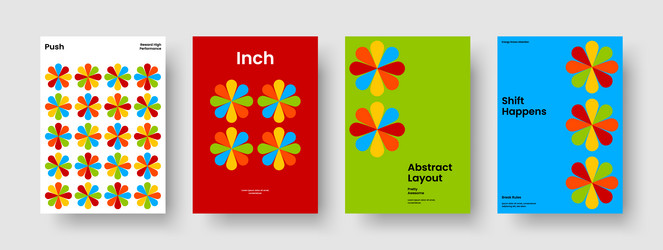 abstract background layout report vector image