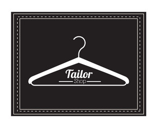 Tailor shop design vector