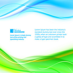 Dynamic Abstract Wave Background vector image