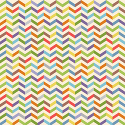 full color seamless geometric pattern with zigzags vector image