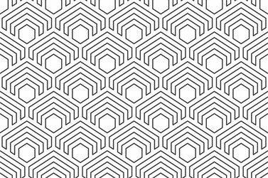 geometric seamless pattern with linear vector image