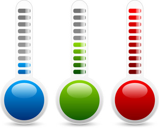 Thermometer Icons and Graphics vector image
