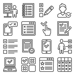 checklist and to do list icons set vector image