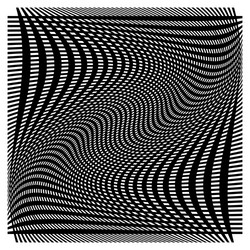 grid mesh with deformation warp effect - set vector image